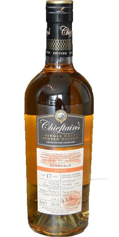 BenRiach 1996 IM Chieftain's