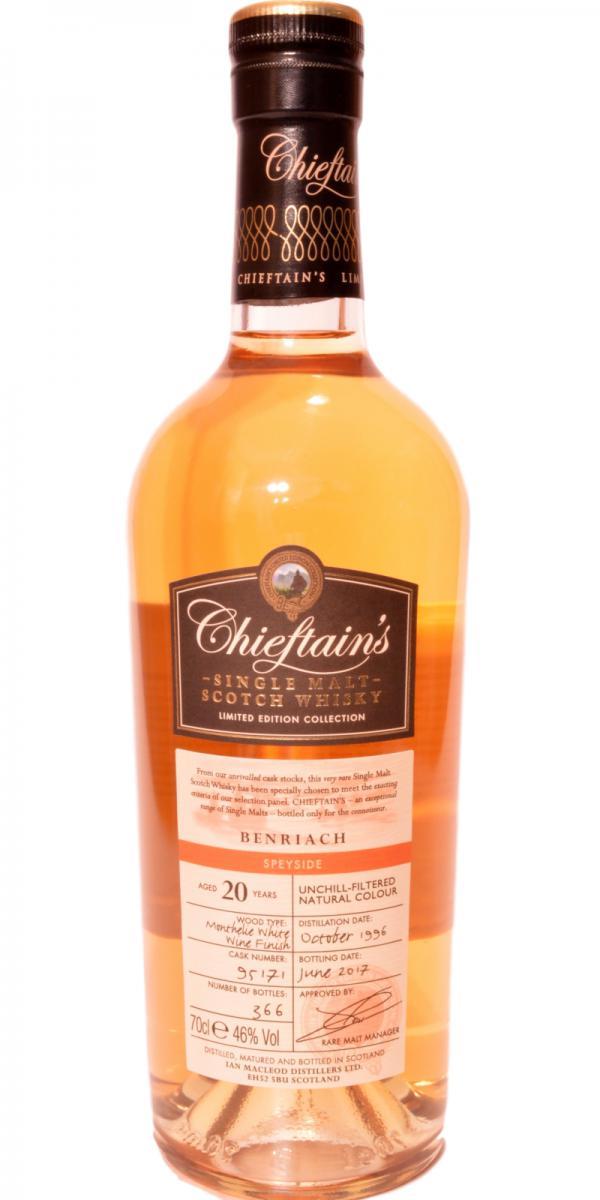 BenRiach 1996 IM Chieftain's