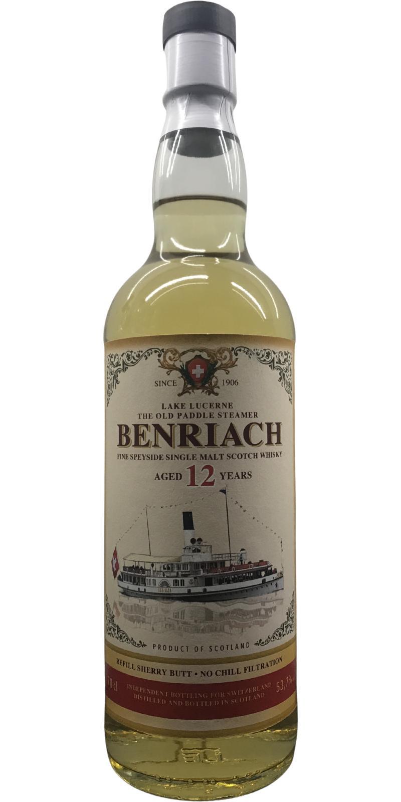 BenRiach 12-year-old JW River Elbe - The Old Paddle Steamer