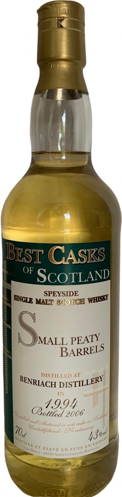 BenRiach 1994 JB Best Casks of Scotland