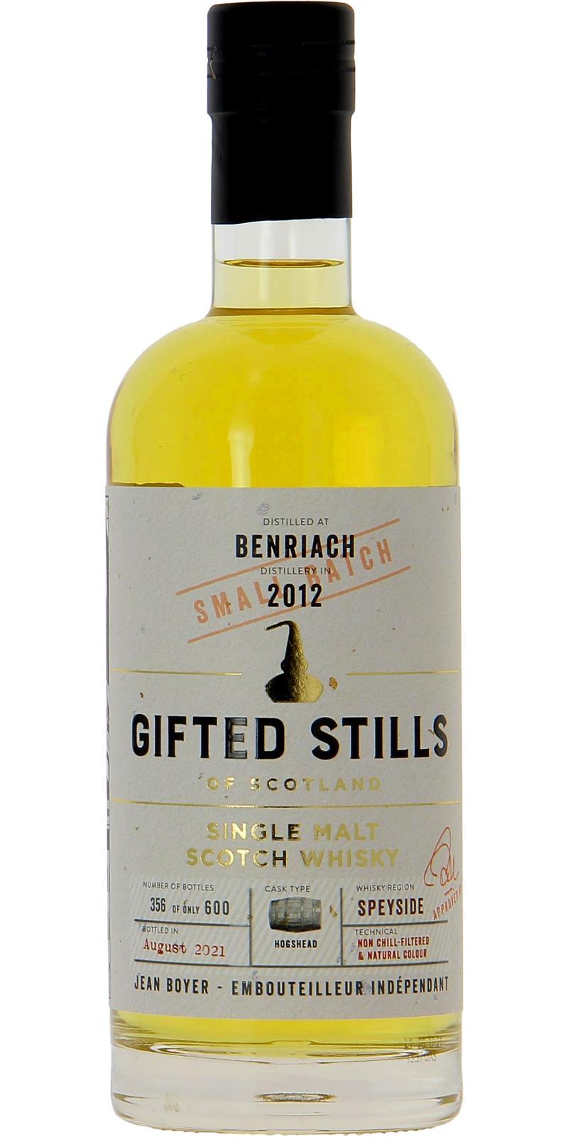 BenRiach 2012 JB Gifted Stills