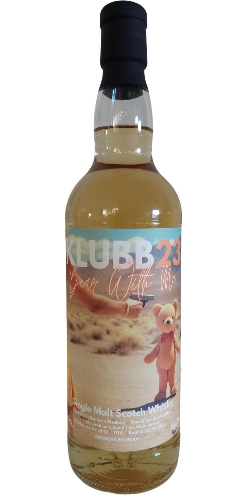 BenRiach 2012 K23 Bear with me