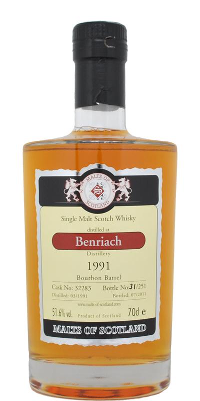 BenRiach 1991 MoS