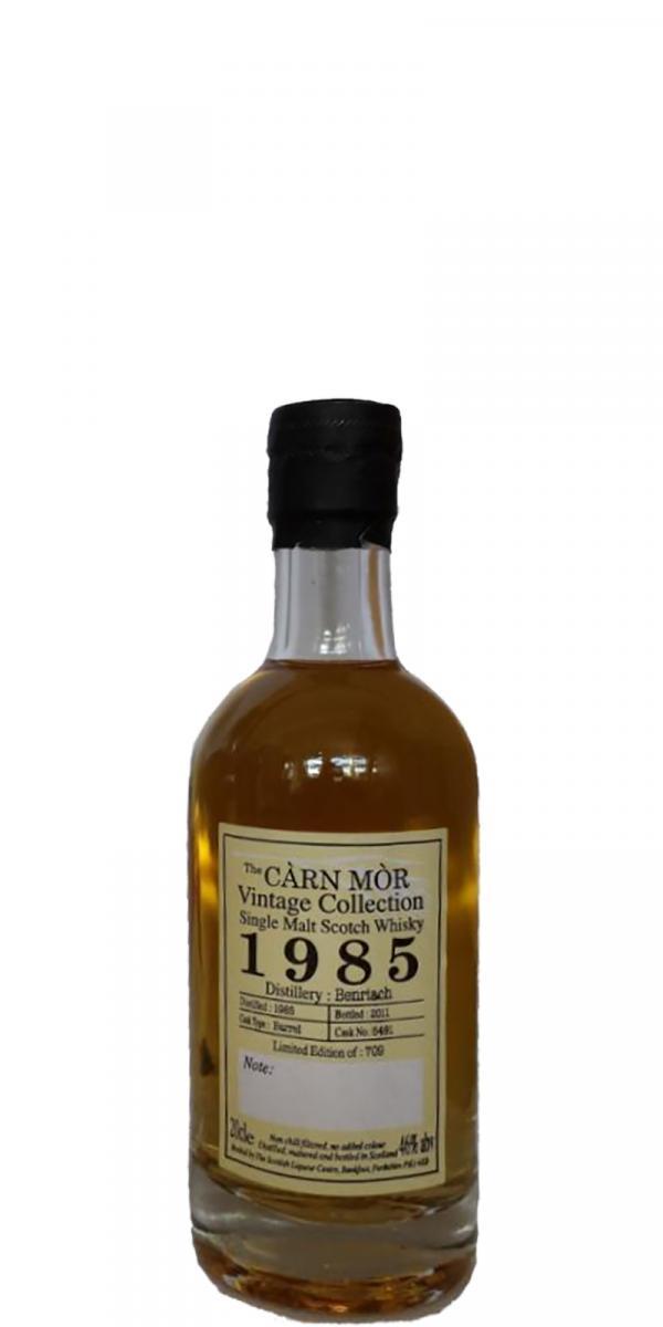 BenRiach 1985 MMcK Càrn Mòr Strictly Single Cask