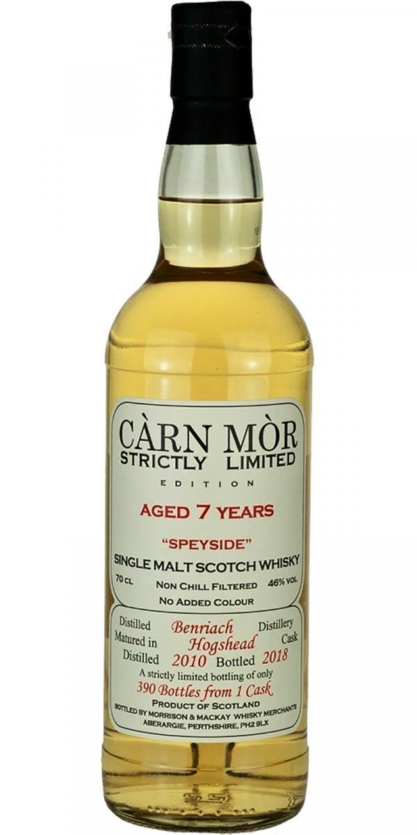 BenRiach 2010 MMcK Càrn Mòr -Strictly Limited Edition