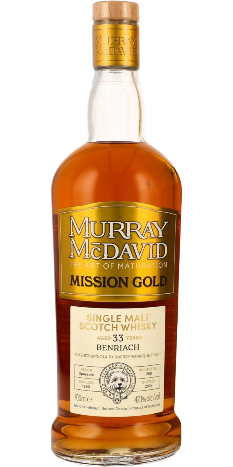 BenRiach 1990 MM Mission Gold