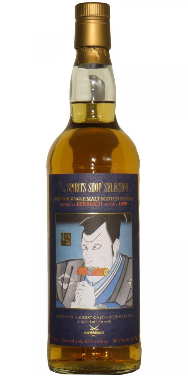 BenRiach 1990 Sb Spirits Shop' Selection