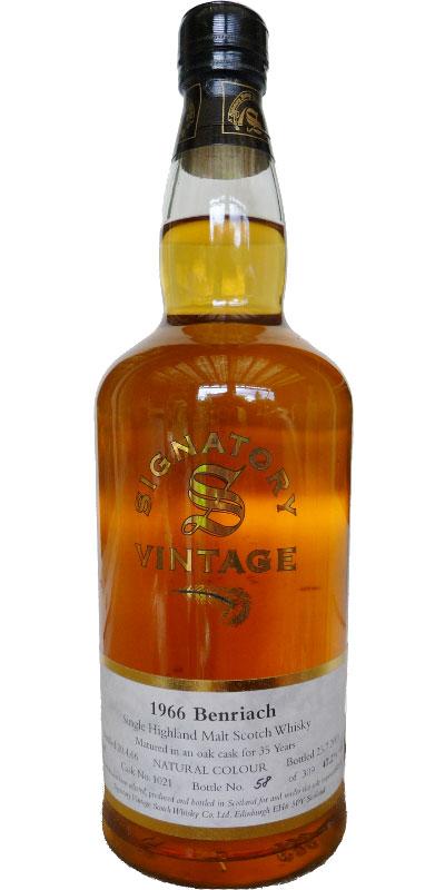 BenRiach 1966 SV Vintage Collection - Rare Reserve