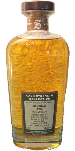 BenRiach 1976 SV Cask Strength Collection
