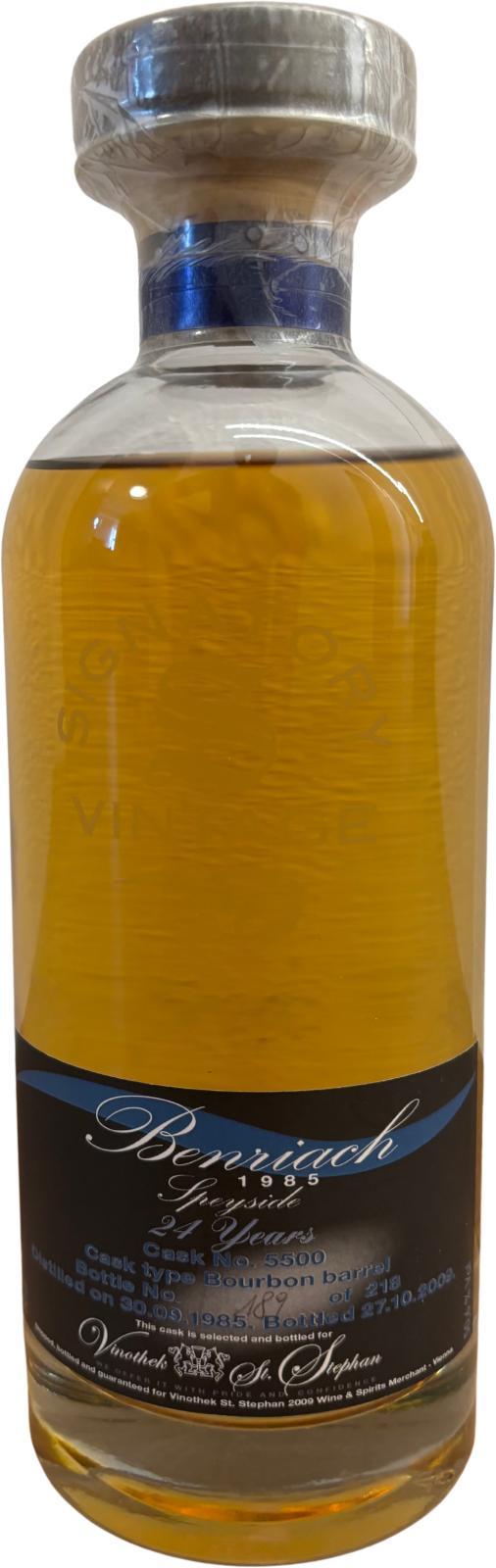 BenRiach 1985 SV The Decanter Collection