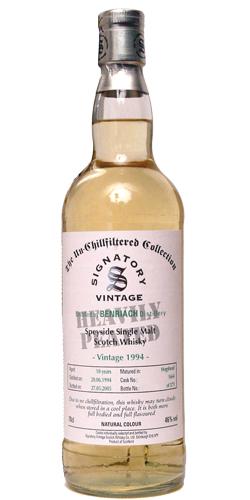 BenRiach 1994 SV The Un-Chillfiltered Collection - Heavily Peated