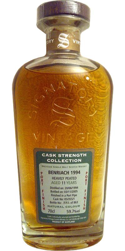 BenRiach 1994 SV Cask Strength Collection