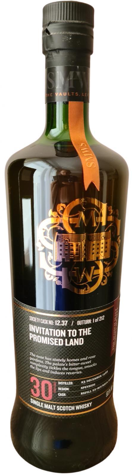 BenRiach 1988 SMWS 12.37 Invitation to the promised land