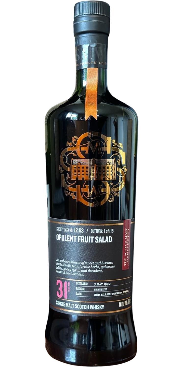 BenRiach 1990 SMWS 12.63 Opulent fruit salad