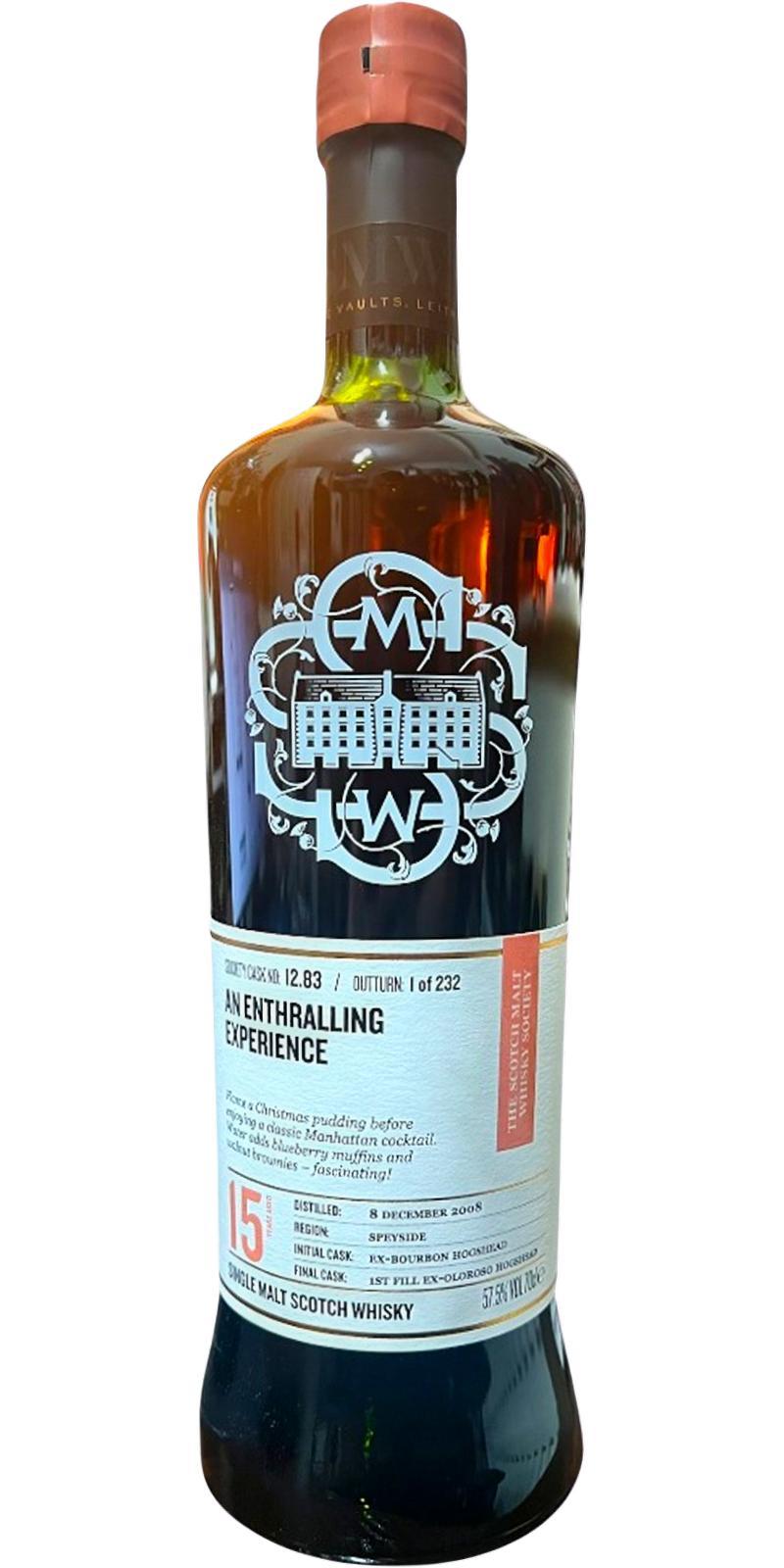 BenRiach 2008 SMWS 12.83 An enthralling experience