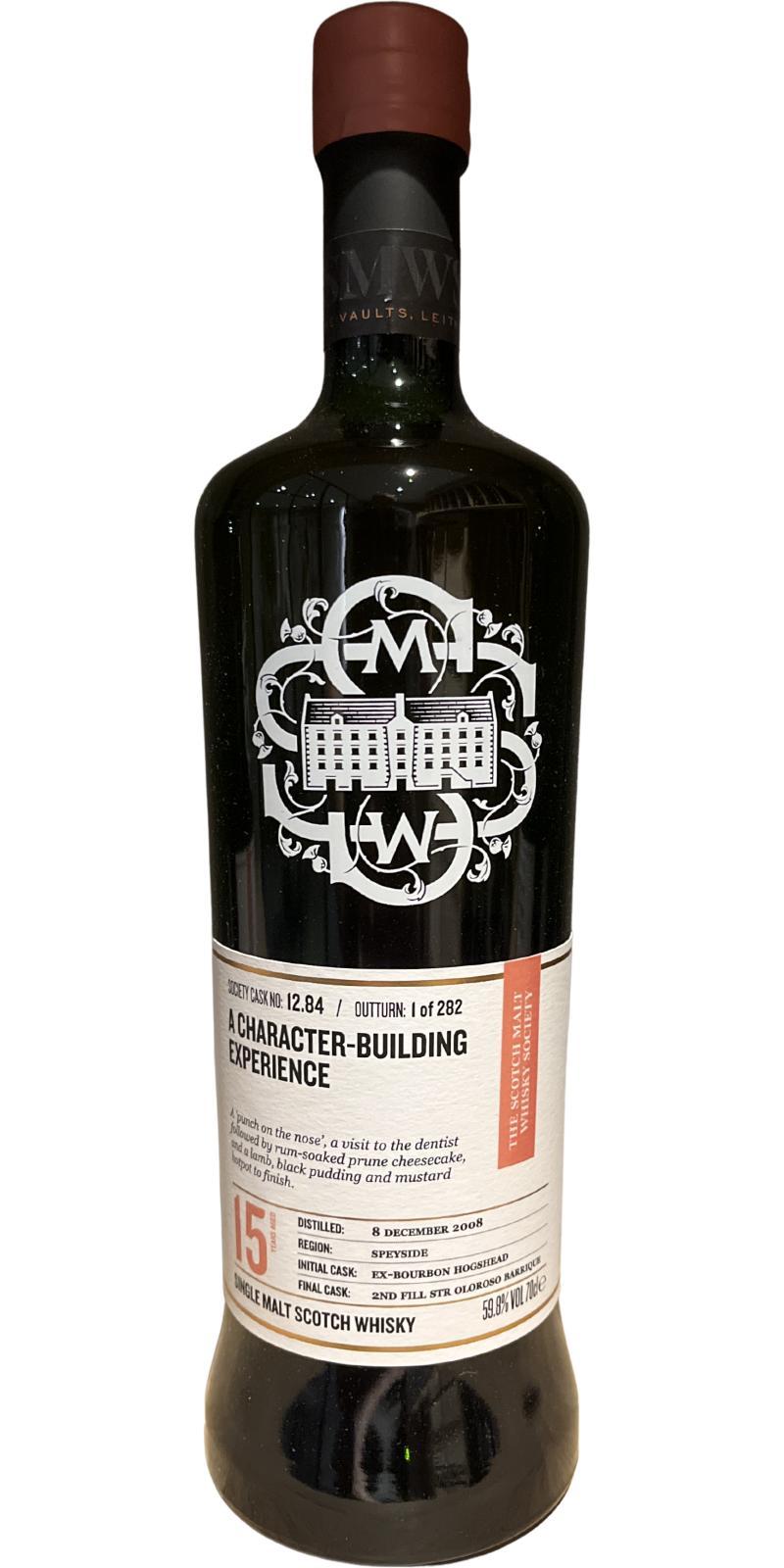 BenRiach 2008 SMWS 12.84 A character-building experience