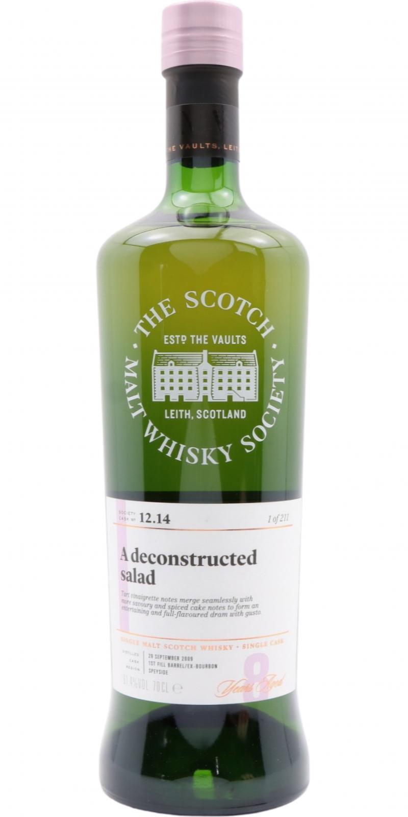 BenRiach 2009 SMWS 12.14 A deconstructed salad