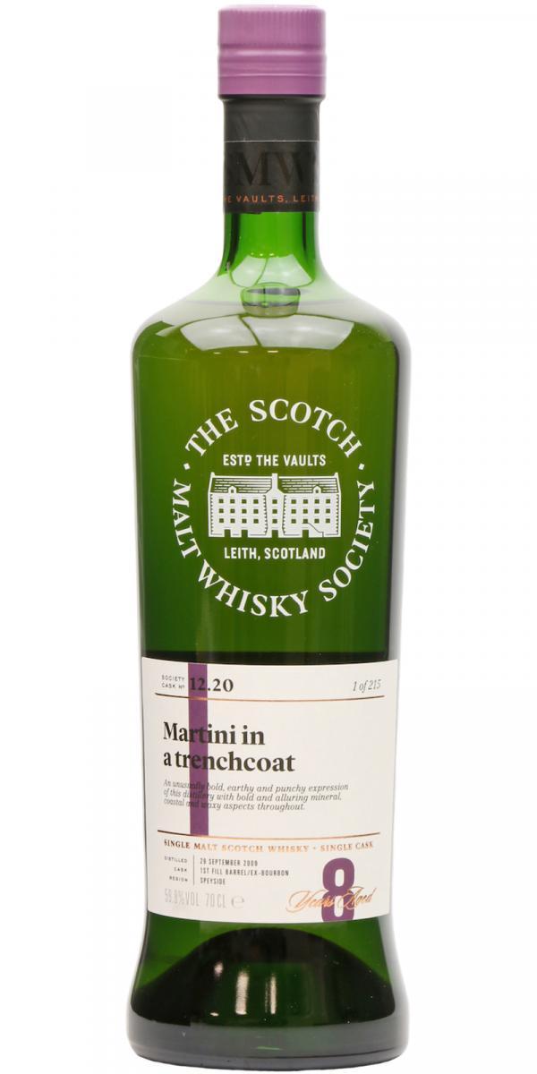 BenRiach 2009 SMWS 12.20 Martini in a trenchcoat
