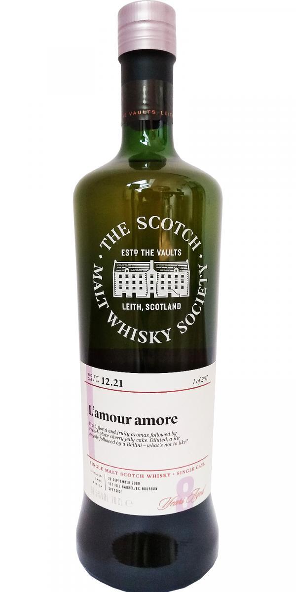 BenRiach 2009 SMWS 12.21 L'amour amore