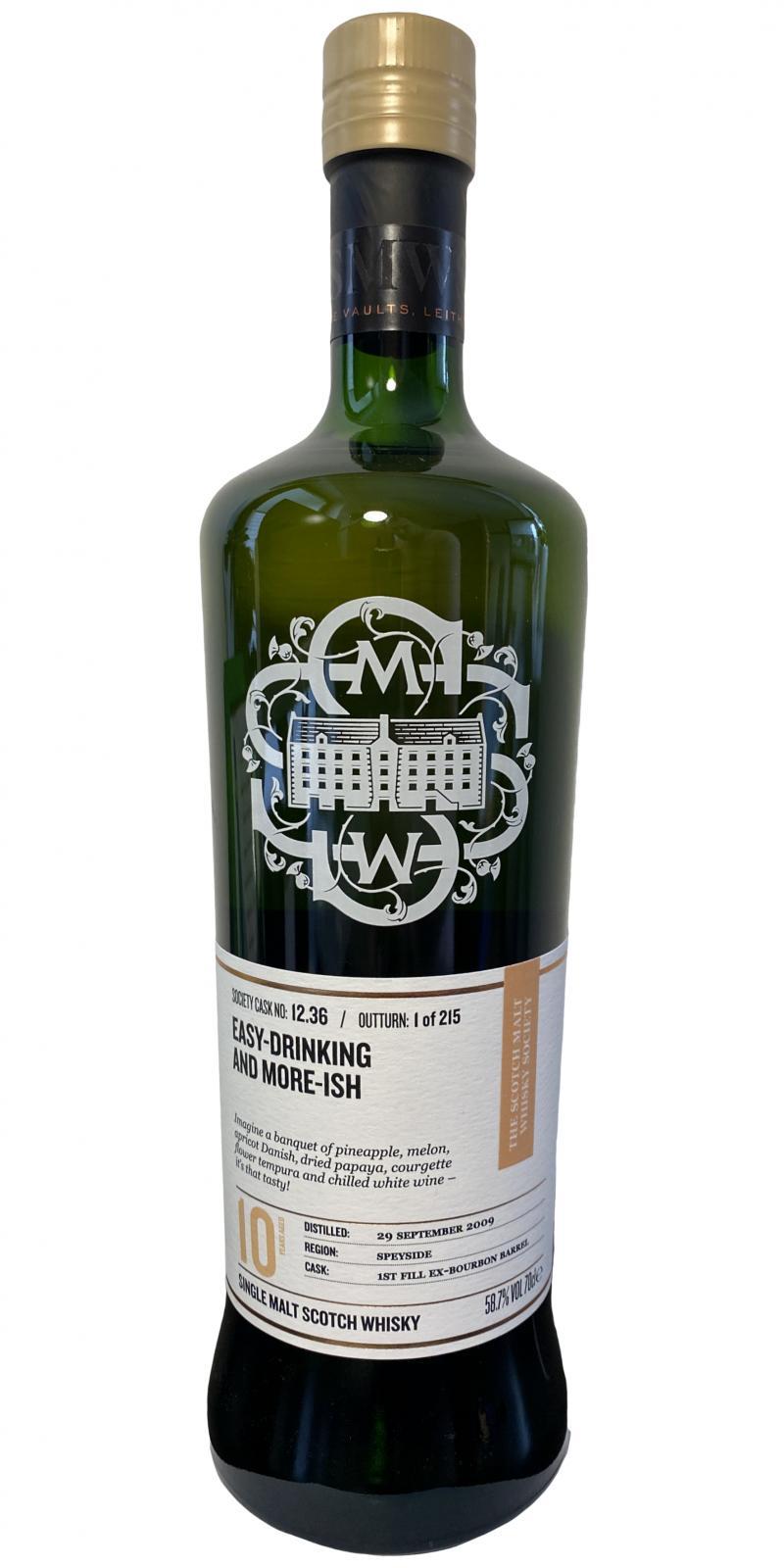 BenRiach 2009 SMWS 12.36 Easy-drinking and more-ish