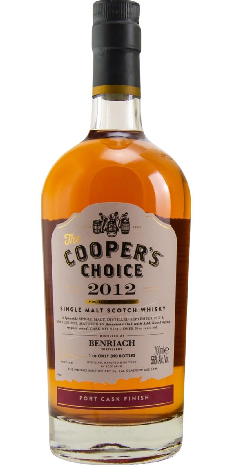 BenRiach 2012 VM The Cooper's Choice