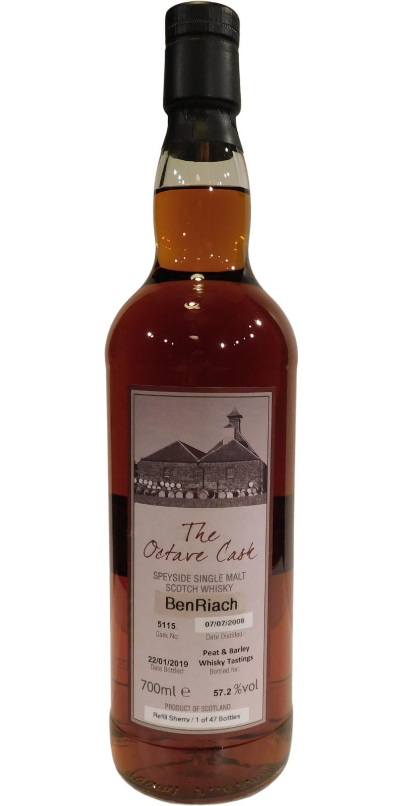 BenRiach 2008 UD The Octave Cask