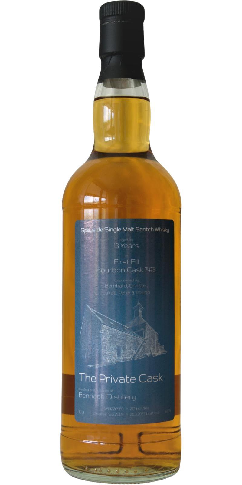 BenRiach 2009 UD The Private Cask