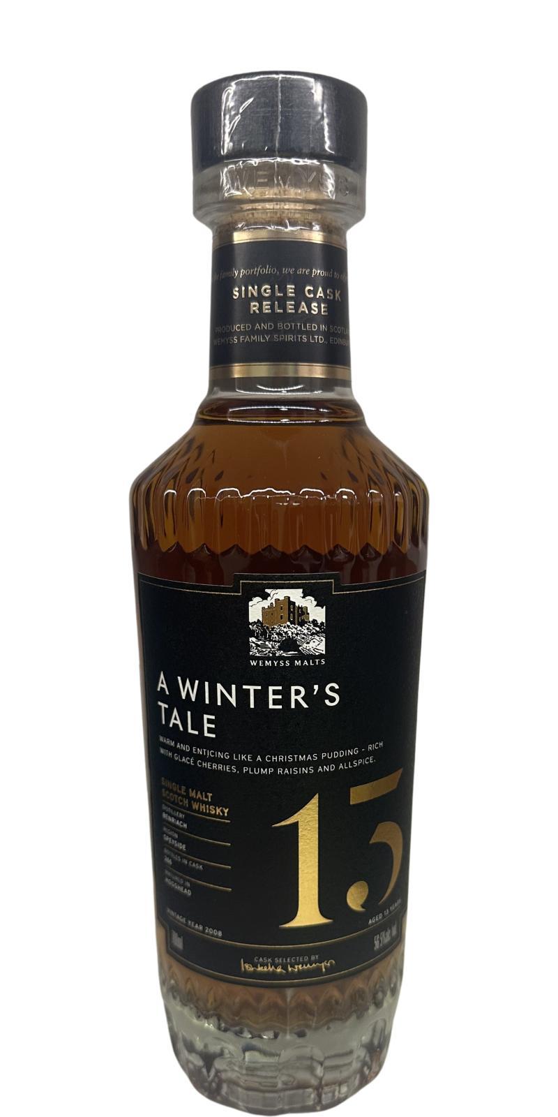BenRiach 2008 Wy A Winter's Tale