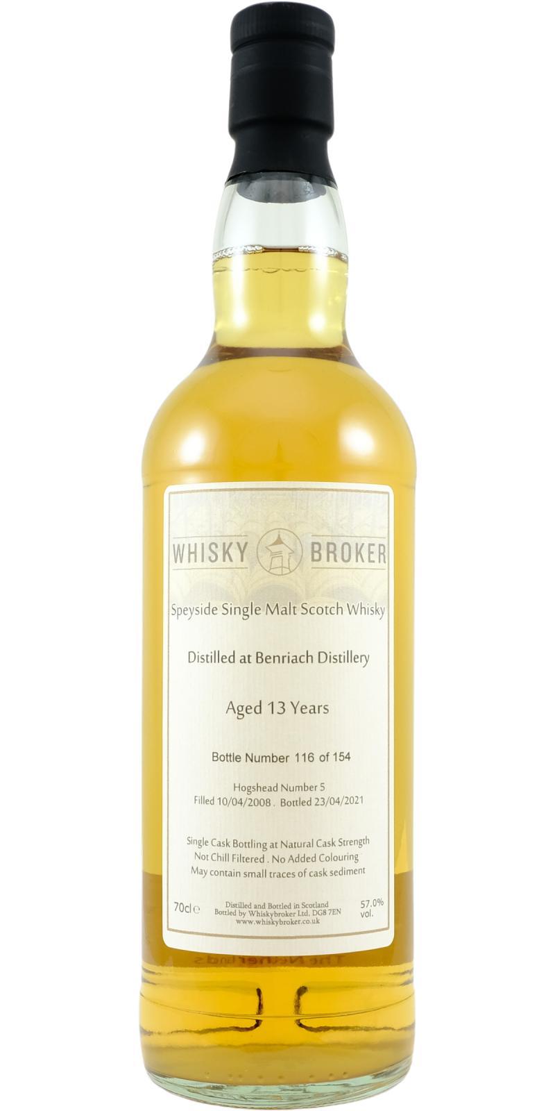 BenRiach 2008 WhB