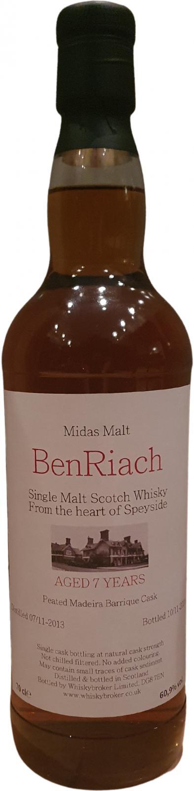BenRiach 2013 WhB Midas malt