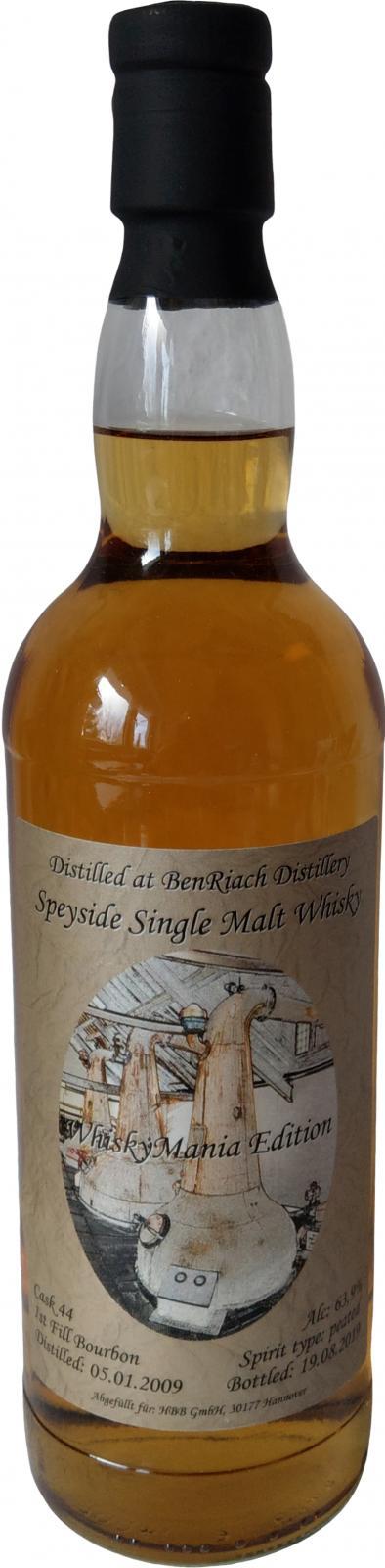 BenRiach 2009 WM.de peated