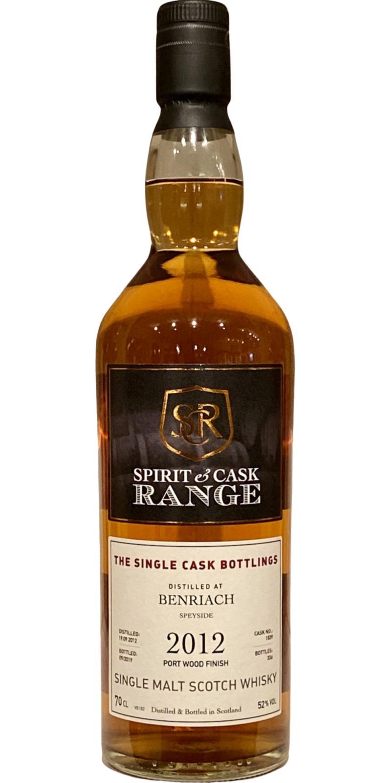 BenRiach 2012 Wx Spirit & Cask Range