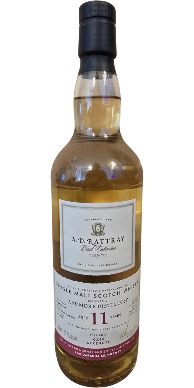 Ardmore 2010 DR  Individual Cask Release