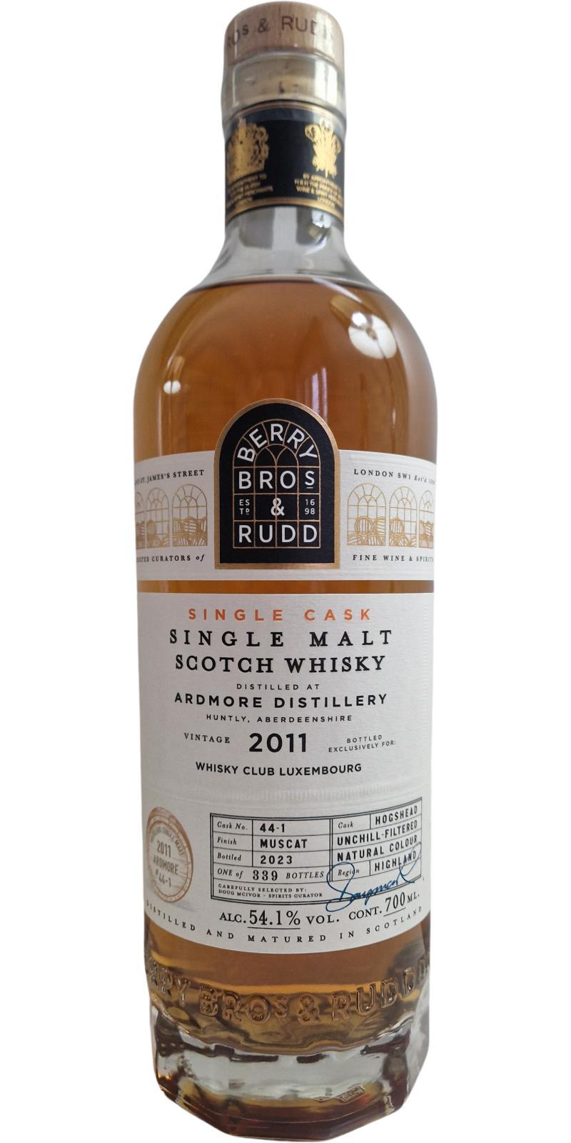 Ardmore 2011 BR  Single Cask