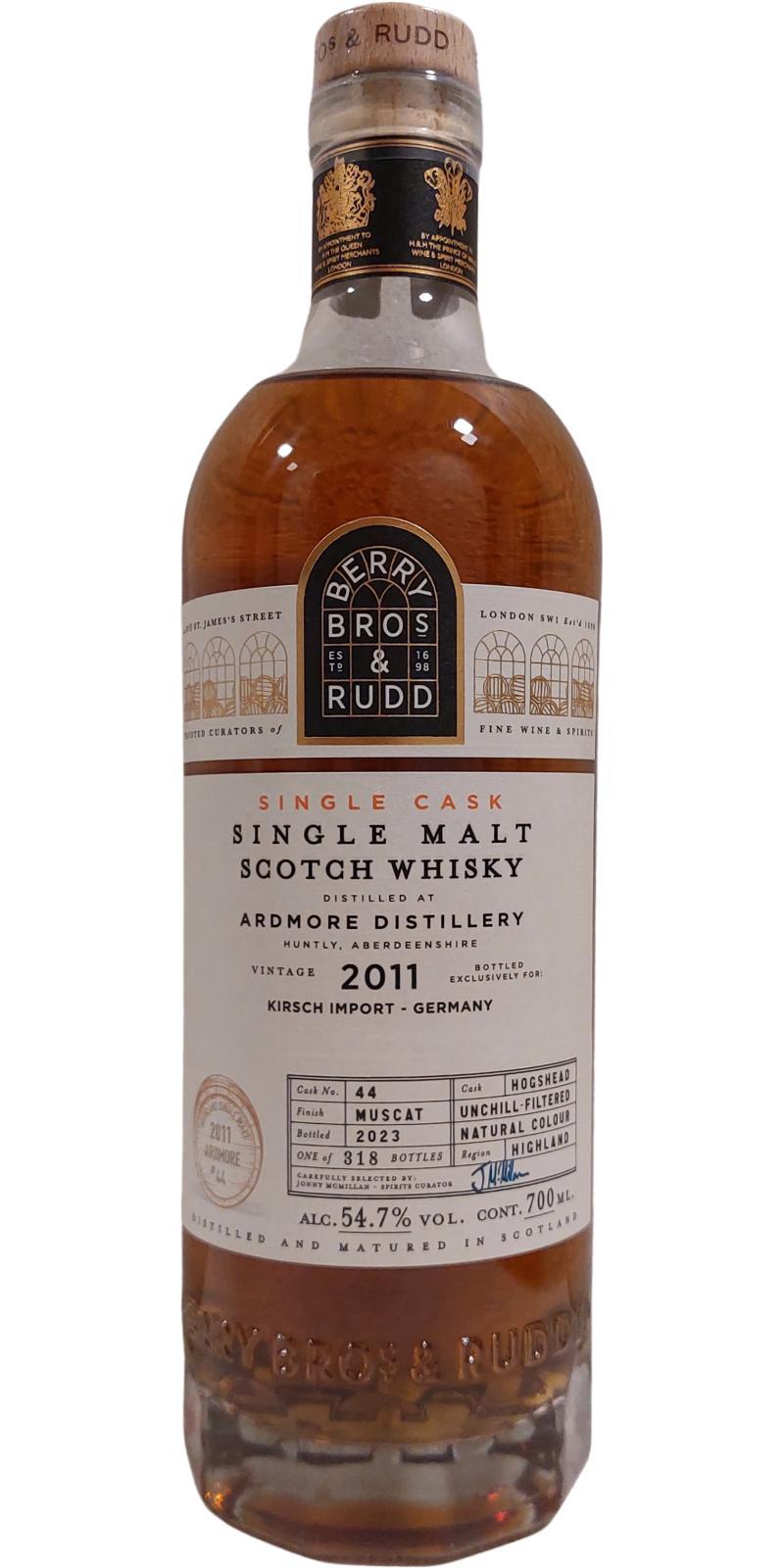 Ardmore 2011 BR  Single Cask