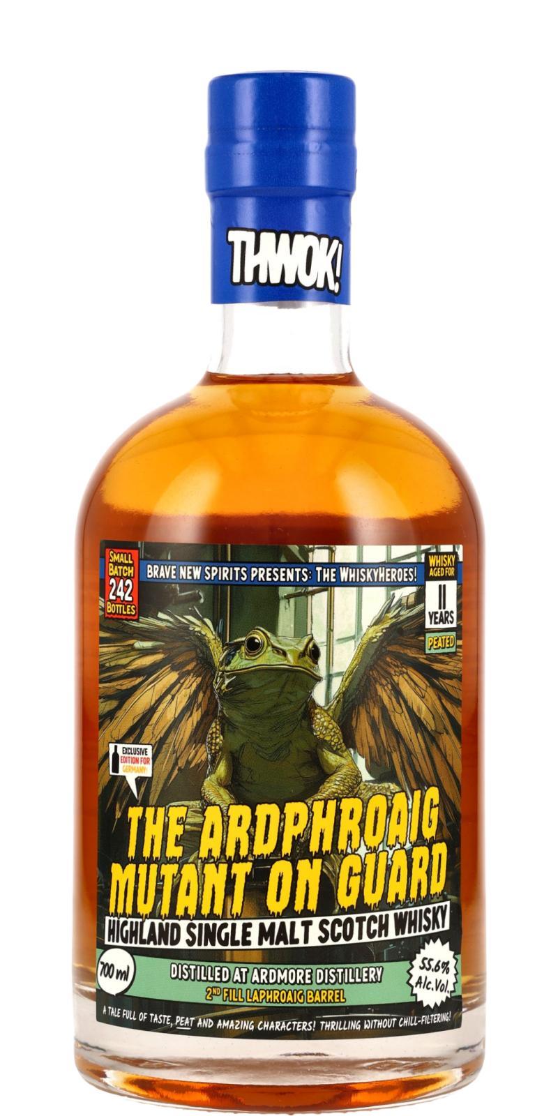 Ardmore 11-year-old BNSp  The Ardphroaig Mutant on Guard - The WhiskyHeroes