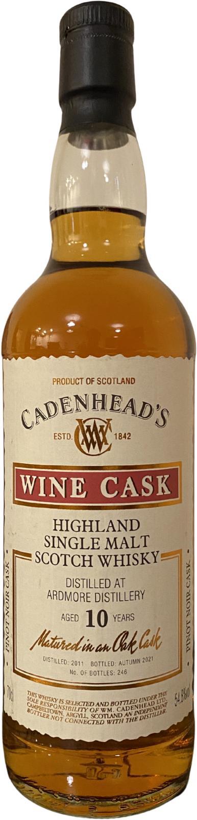 Ardmore 2011 CA  Wood Range - Wine Cask