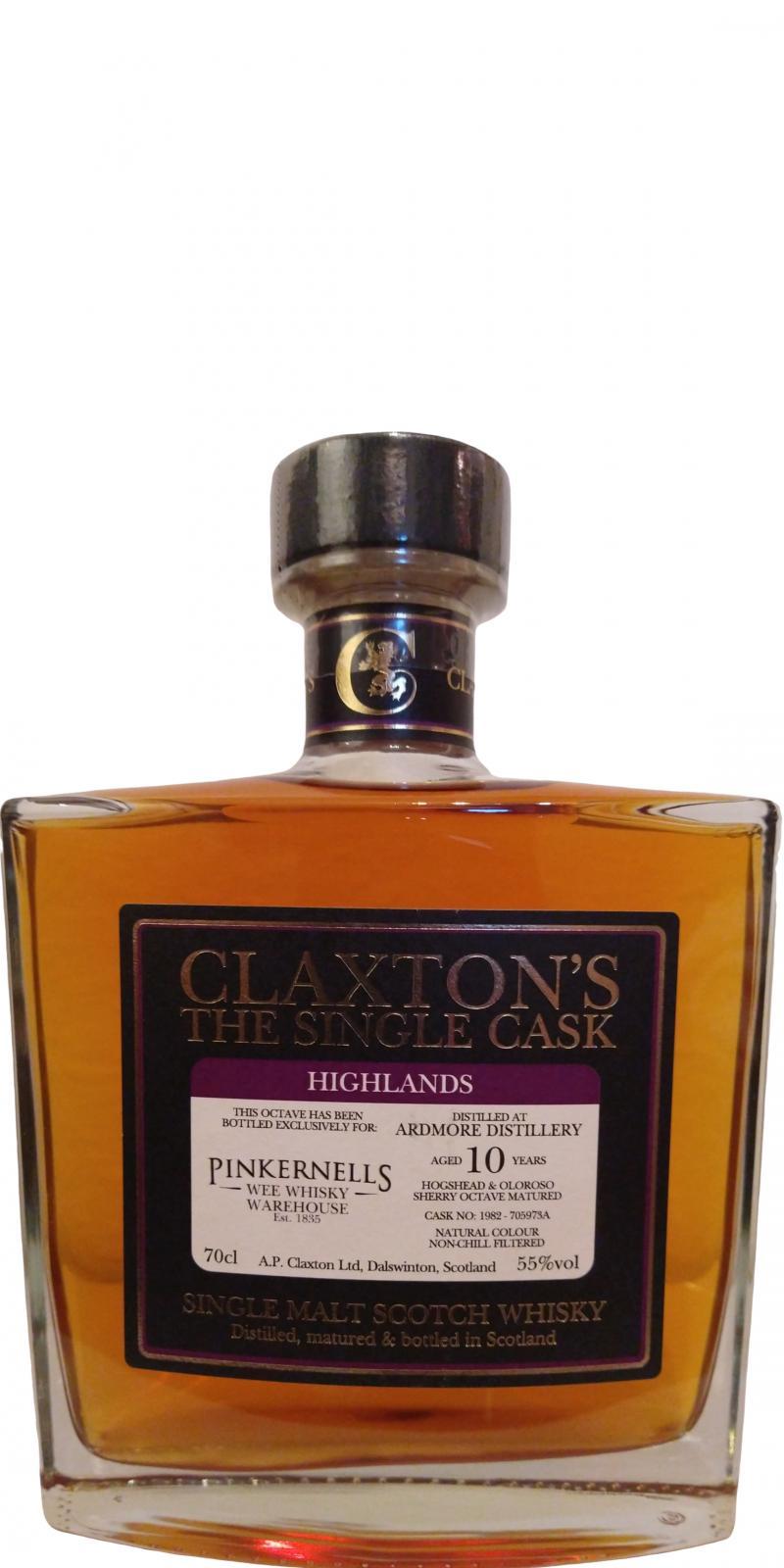 Ardmore 10-year-old Cl  The Single Cask