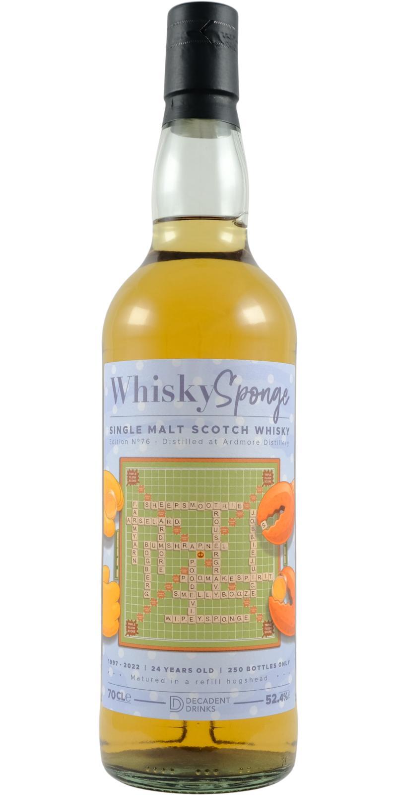 Ardmore 1997 DeDr  Whisky Sponge