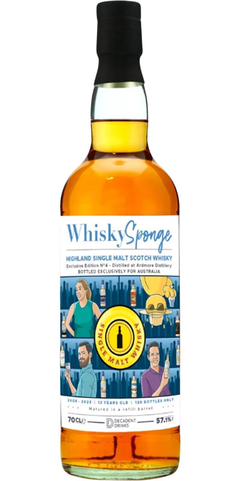 Ardmore 2009 DeDr  Whisky Sponge