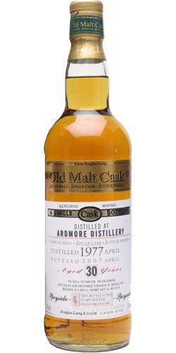 Ardmore 1977 DL  The Old Malt Cask