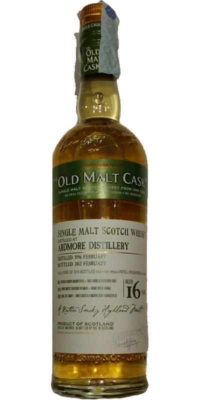 Ardmore 1996 DL  The Old Malt Cask