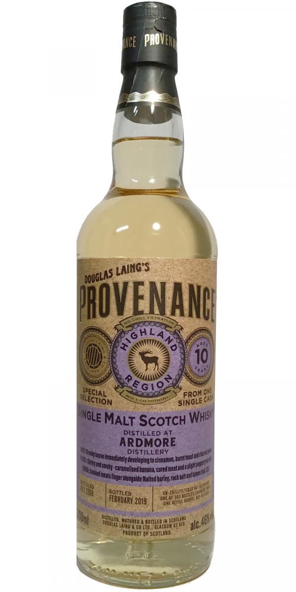 Ardmore 2008 DL  Provenance