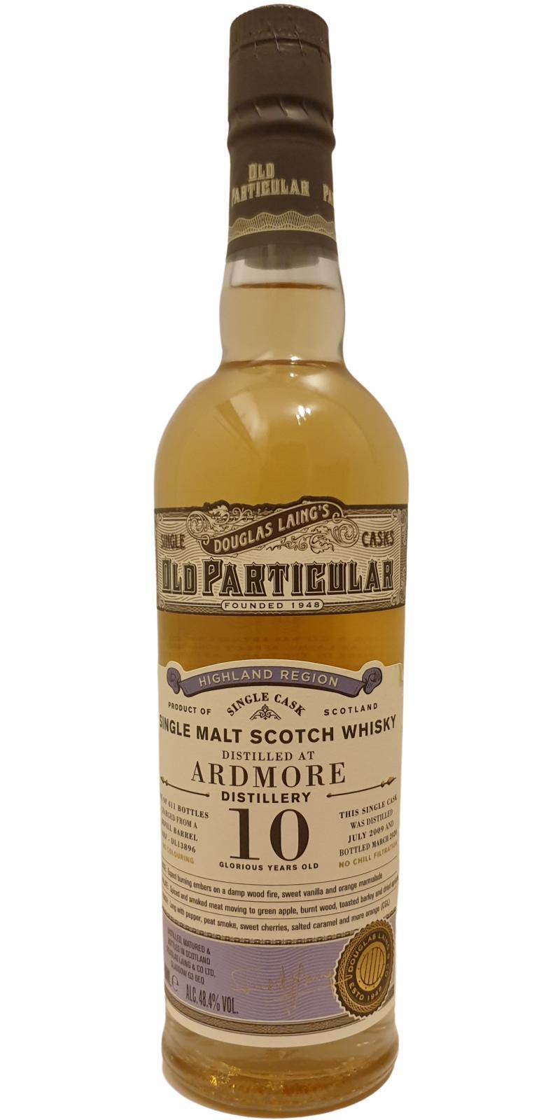 Ardmore 2009 DL  Old Particular
