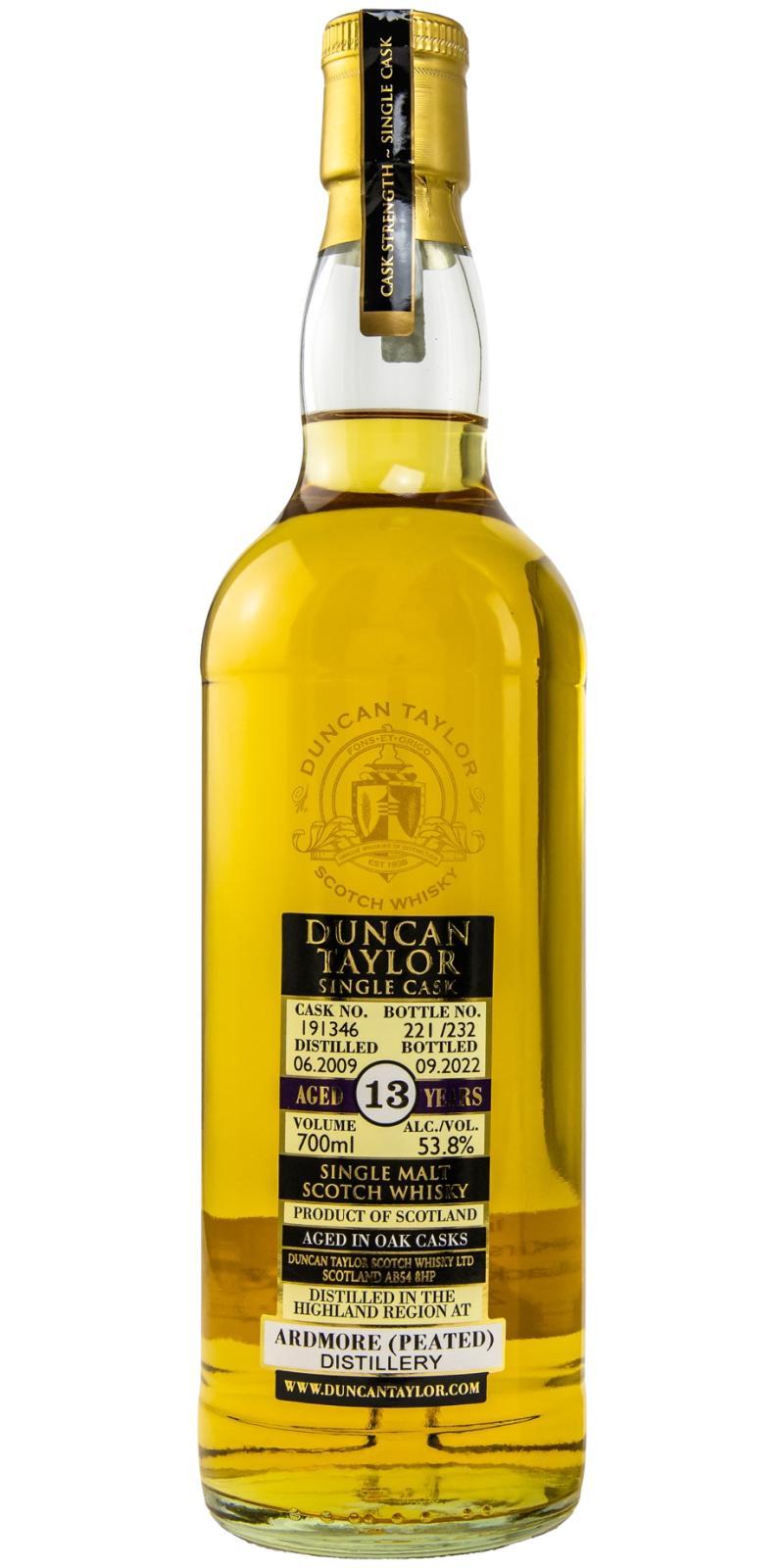 Ardmore 2009 DT  Single Cask