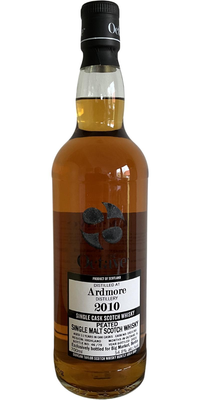 Ardmore 2010 DT  The Octave - Peated