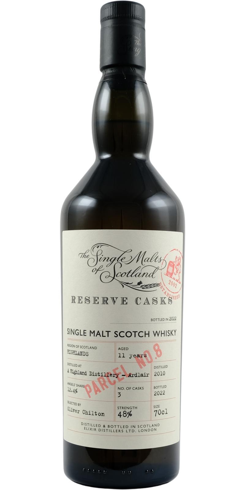 Ardlair 2010 ElD  The Single Malts of Scotland - Reserve Casks