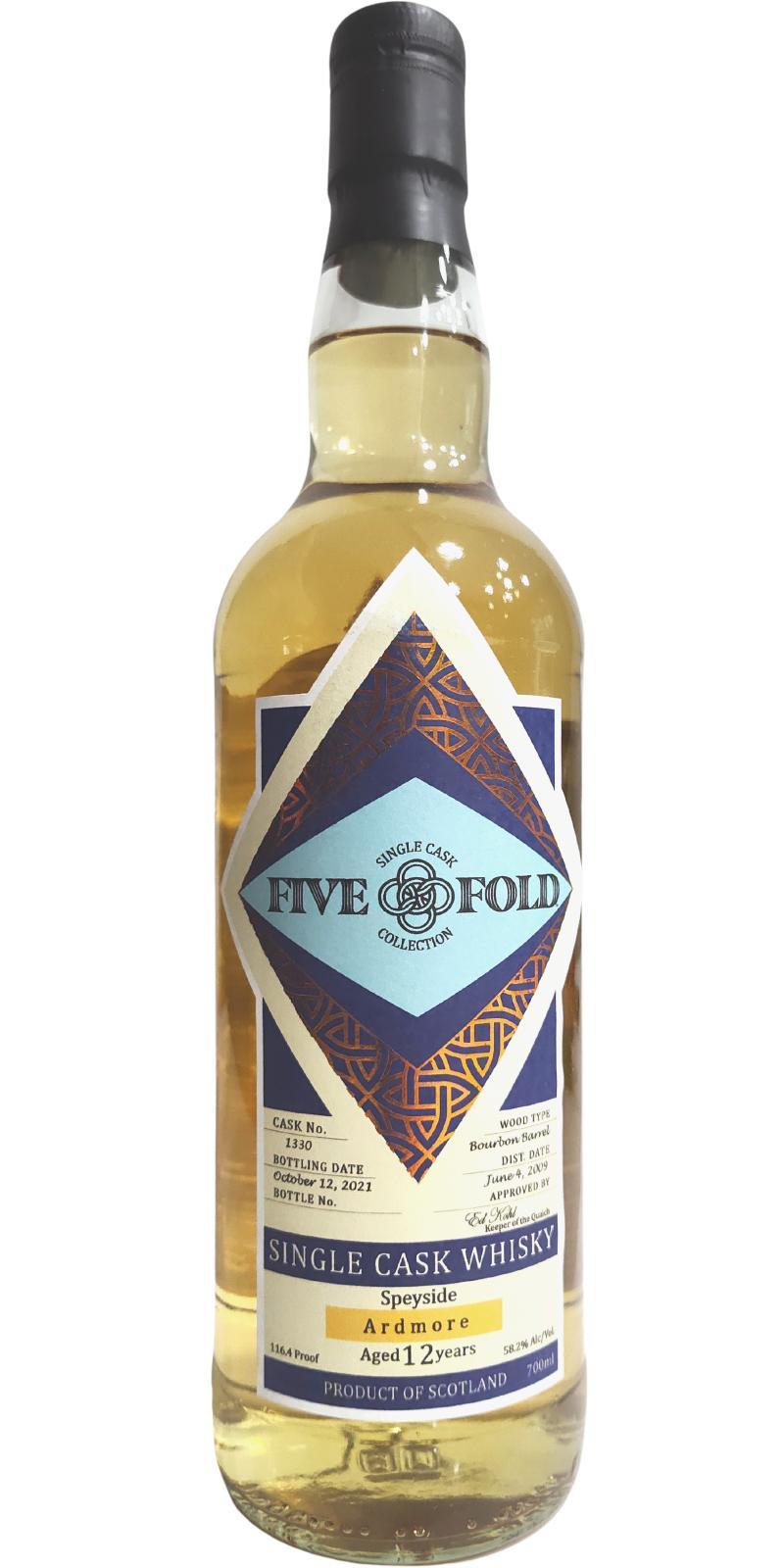 Ardmore 2009 FvFd  Single Cask Collection