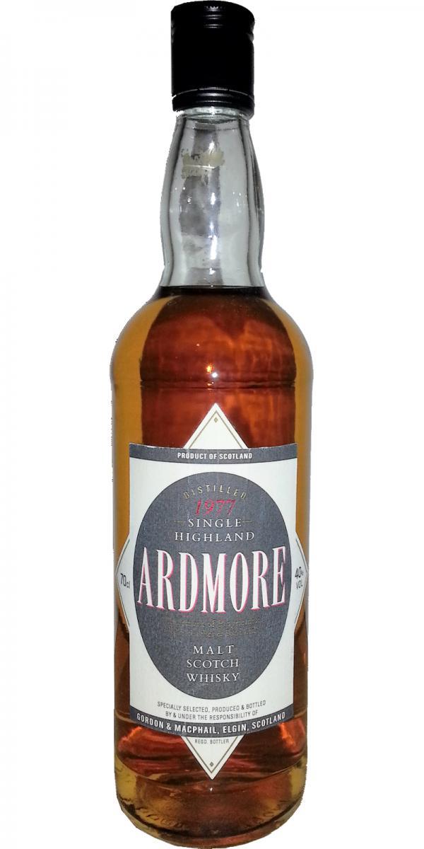 Ardmore 1977 GM  Licensed Bottling
