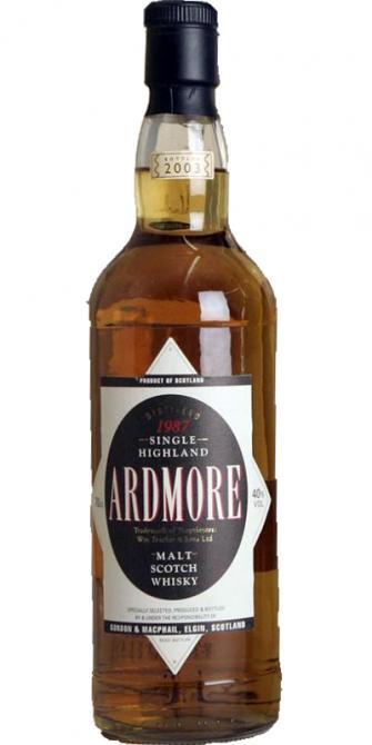 Ardmore 1987 GM  Licensed Bottling
